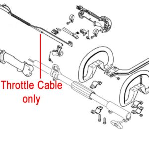 Motorcycle throttle cable assembly diagram