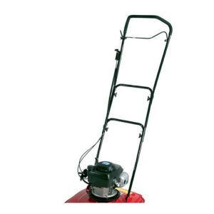 Electric lawn mower with tall handle