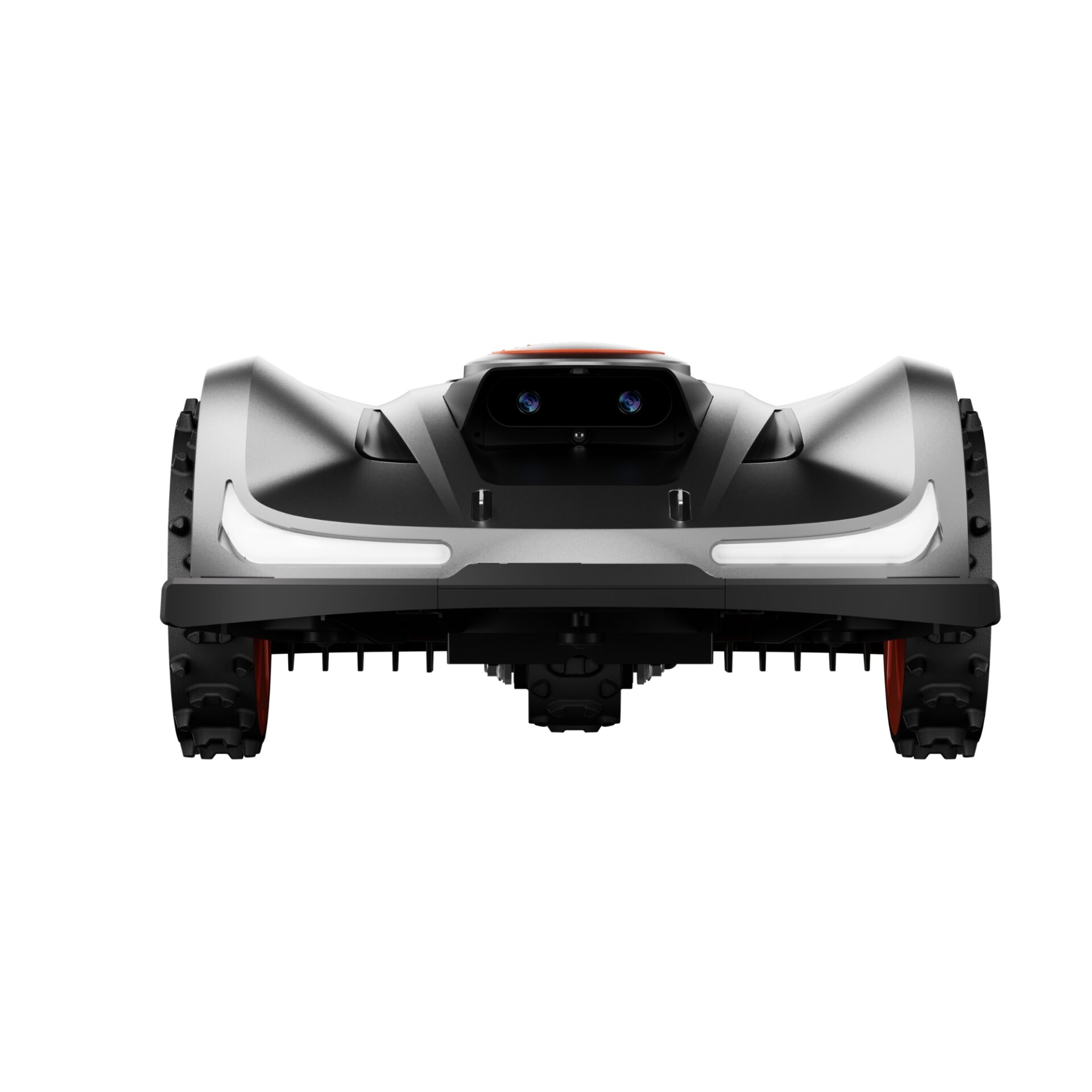 iaa2xbmhkxu.jpg - Mowers Online Front view of lawn mower deck with chutes