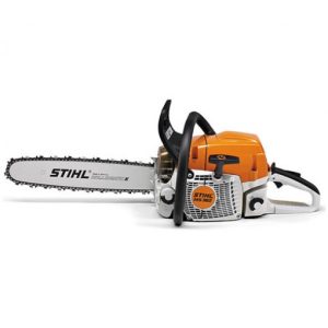 Stihl MS362 chainsaw with orange housing