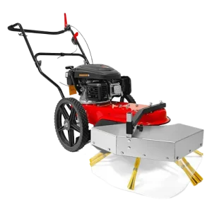 Walk-behind garden tiller with gas engine
