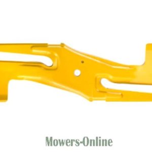 Yellow lawn mower deck shell housing part
