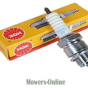 NGK spark plugs in yellow box packaging