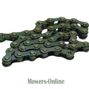 Roller chain for lawn mower equipment drive
