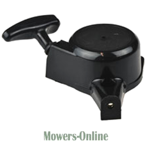 Black recoil starter assembly for small engine