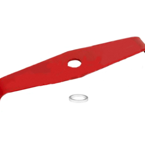 Lawn mower blade with mounting bolt