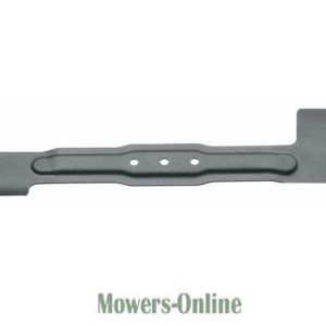 Lawn mower blade with three mounting holes