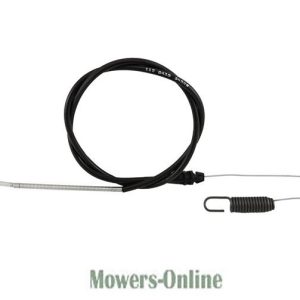 Lawn mower engine control cable assembly