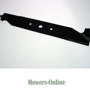 Lawn mower blade with three holes
