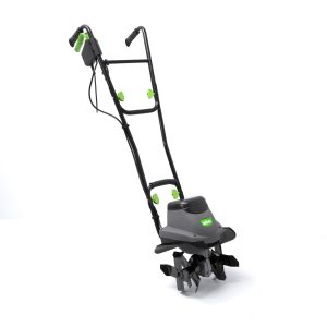 Electric garden tiller cultivator with handle