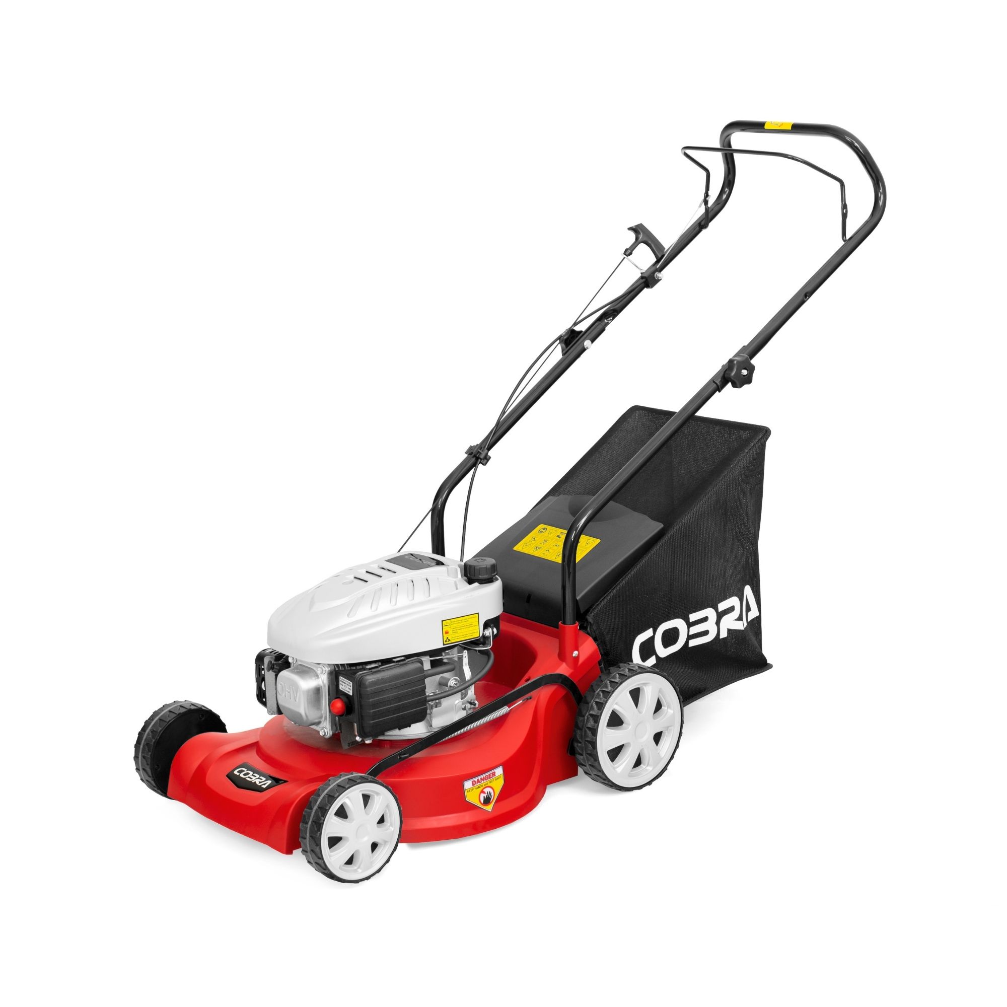 4rkljqhq3dx.jpg - Mowers Online Cobra red and black rotary push lawn mower