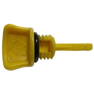 Yellow fluid transfer pump with threaded connector