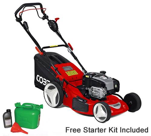 5gwglexnn2m.jpg - Mowers Online Red self-propelled lawn mower with starter kit