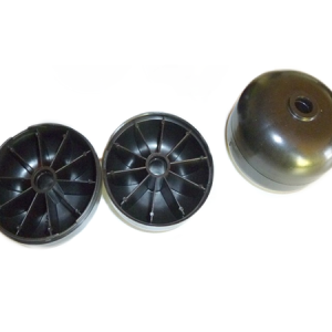 Motor cooling fan blades and housing parts
