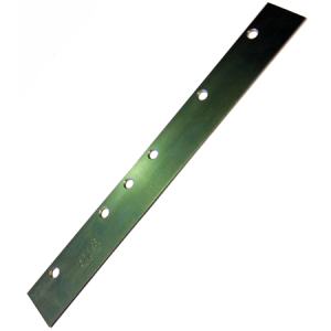 Steel mounting bracket with evenly spaced holes