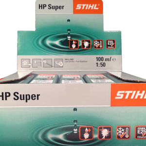STIHL HP Super two-stroke engine oil display box