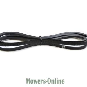 Rubber V-belt for lawn mower