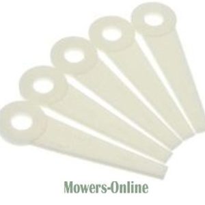 Plastic trimmer line blades set of five