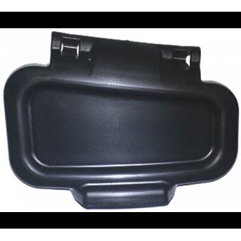 bp551yjtvhy.jpg - Mowers Online Black plastic door handle for lawn mower