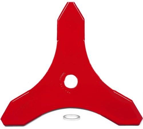 byd0nsrswts.png - Mowers Online Red three-pronged mower deck spindle housing