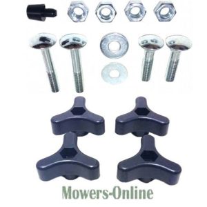 Lawn mower blade bolts and wing nuts hardware kit