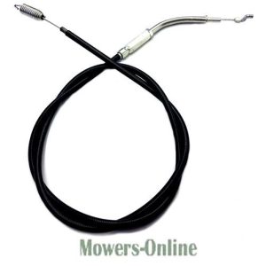 Lawn mower throttle control cable assembly