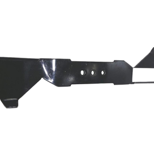 Lawn mower blade with mounting holes