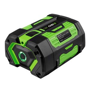 Green and black cordless power tool battery pack