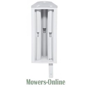 Vertical fluorescent light fixture with tubes