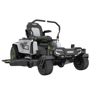 EGO zero-turn riding lawn mower with front bumper
