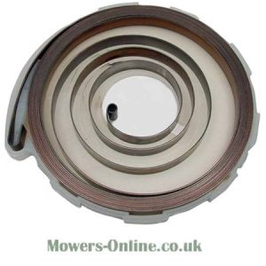 Lawn mower engine pulley spring assembly