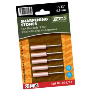Portek 12v ChainSharp sharpening stones pack 091/03