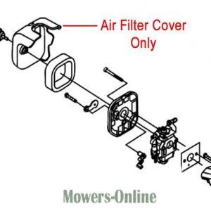 Air filter cover assembly diagram parts