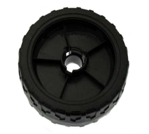 es4lu3b0lsk.png - Mowers Online Black plastic wheel with tread for lawn mower