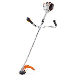 String trimmer with shoulder strap and head
