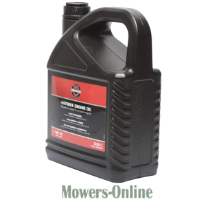 Four-liter engine oil jug for lawn mowers