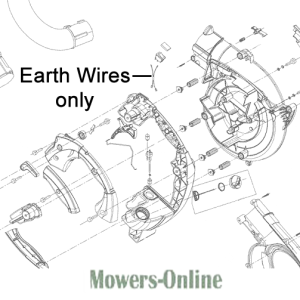 Motor engine earth wires parts diagram