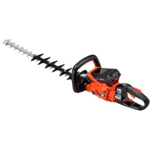Gas-powered hedge trimmer with dual handles