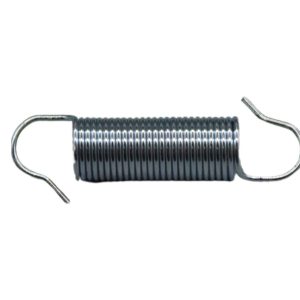 Extension spring with hook ends