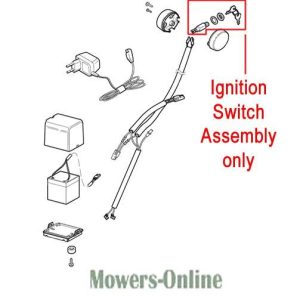 Lawn mower ignition switch assembly parts diagram