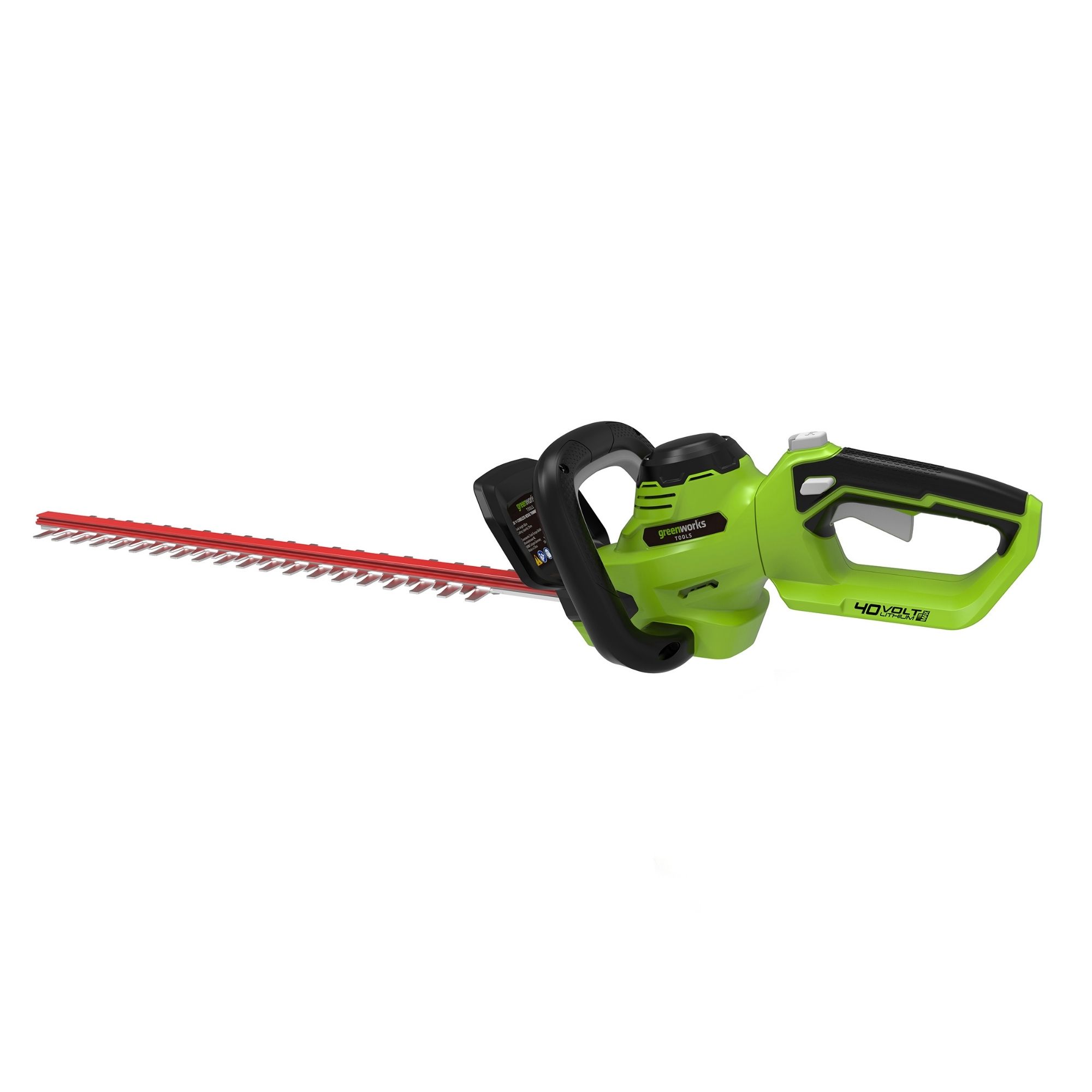 gnbakgnxura.jpg - Mowers Online Electric hedge trimmer with red blade