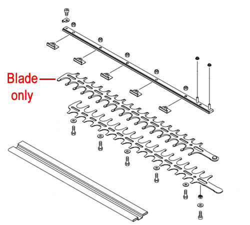 gv1rosul4n3.jpg - Mowers Online Hedge trimmer blade assembly diagram parts