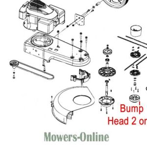 Bump Head 2 lawn mower parts diagram