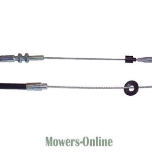 Lawn mower throttle cable assembly pair
