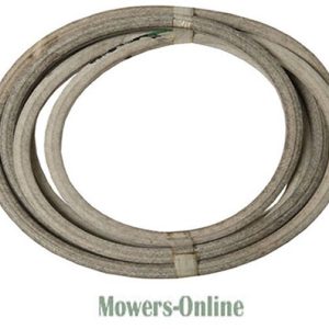 Coiled garden hose with fabric covering