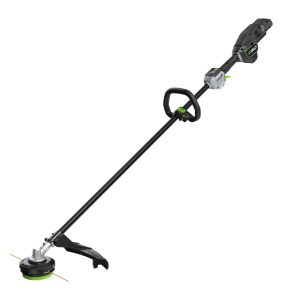Cordless string trimmer with adjustable cutting head