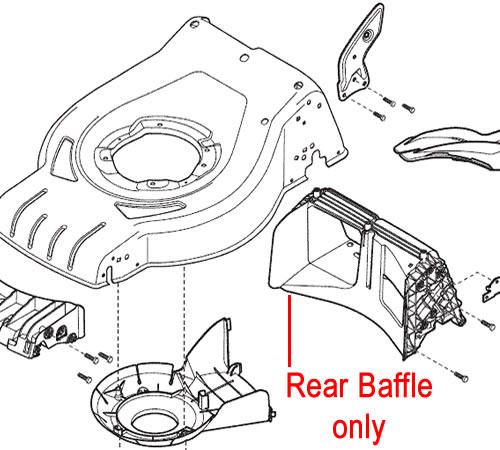 hyrfmyvtyo0.jpg - Mowers Online Speaker assembly parts diagram with rear baffle