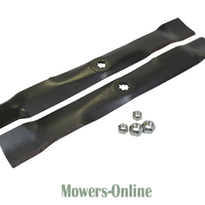 Lawn mower replacement blade set with bolts