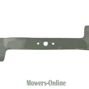 Lawn mower blade with three center holes