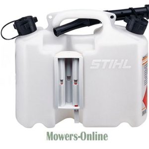 Stihl dual-chamber fuel and oil can
